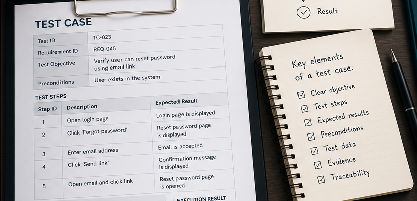 Structuring Test Cases for Medical Software Projects