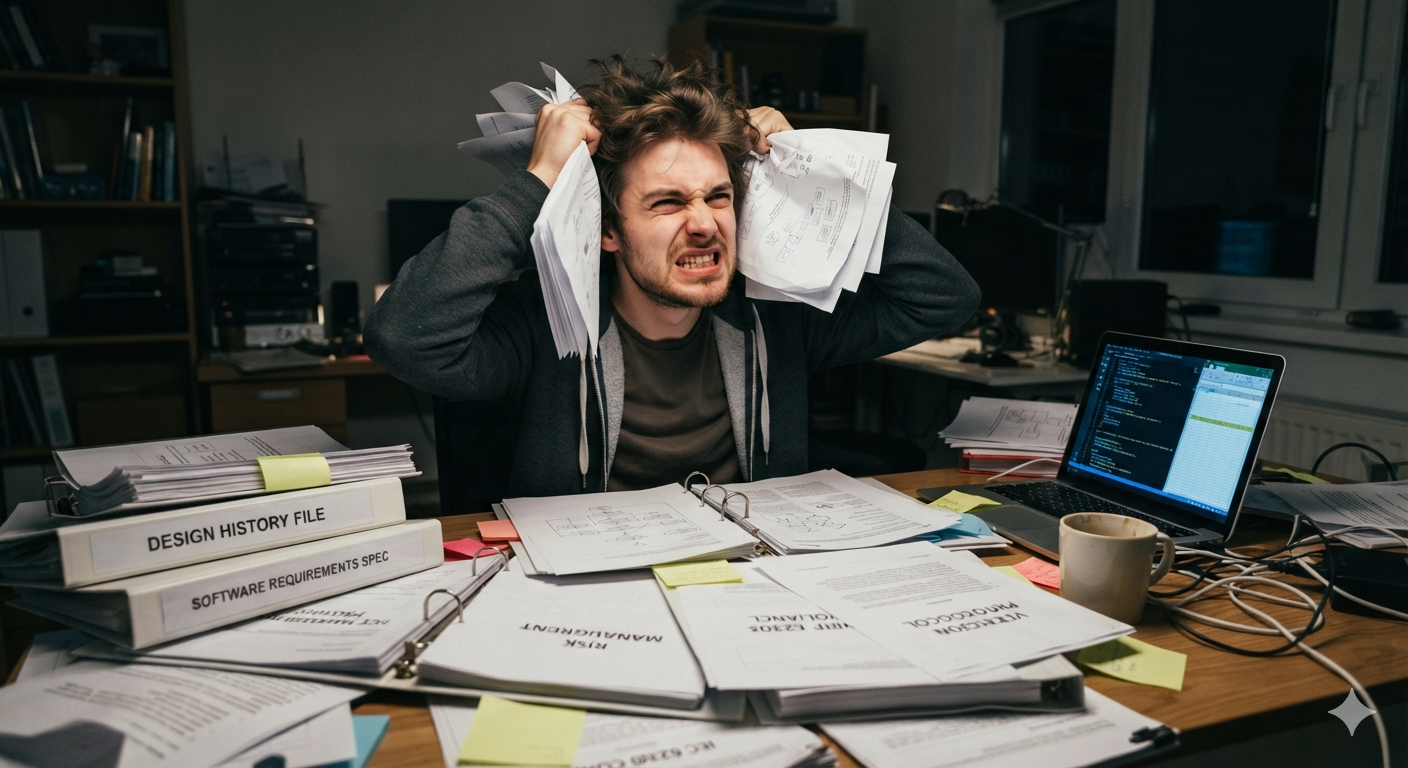 Hacking IEC 62304 Class A: Why Devs Fight with Enterprise eQMS Just to Document Tests